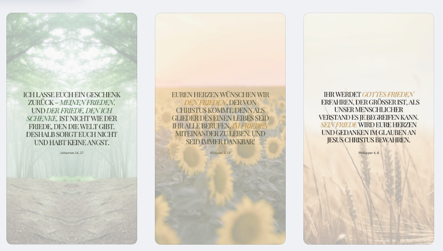 24 Wallpaper "Gottes Friede"