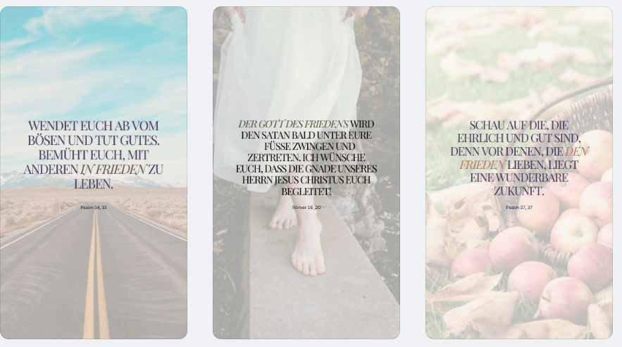 24 Wallpaper "Gottes Friede"