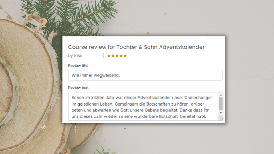 Tochter und Sohn Adventskalender 2024