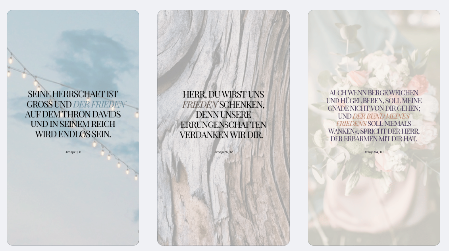 24 Wallpaper "Gottes Friede"